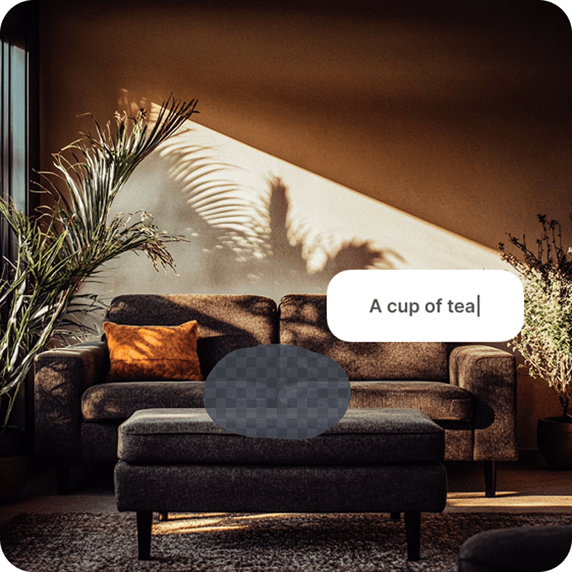 Decorative objects with soft lighting