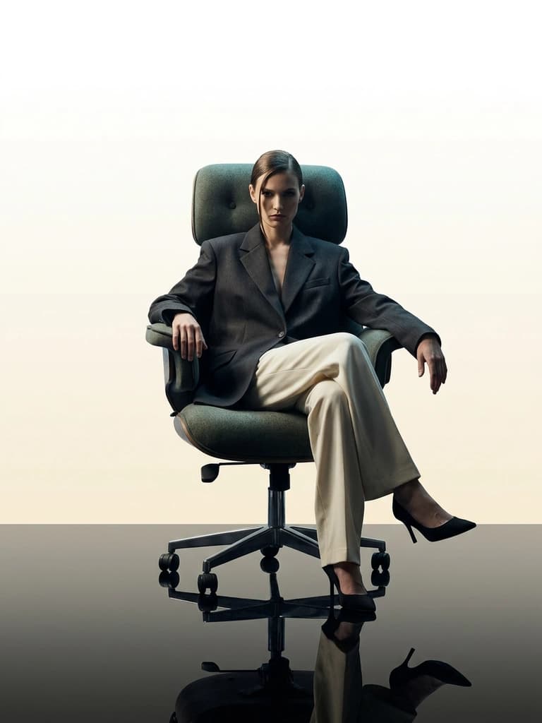 Office chair in a modern workspace