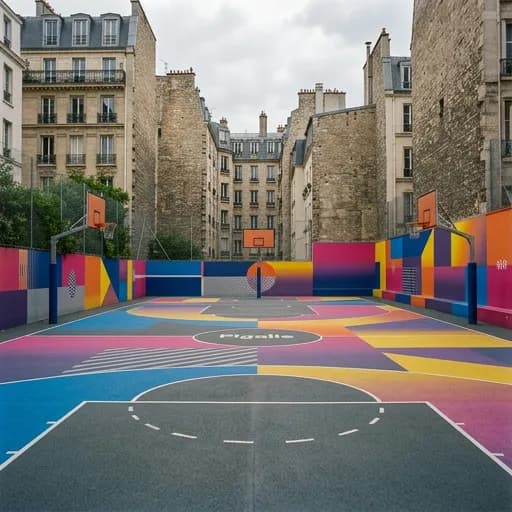 basalt catalog styling — Urban Court in Stone Tones