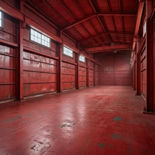 red catalog styling — Industrial Crimson Void