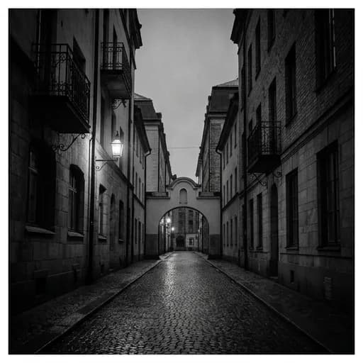 noir catalog styling — Shadowed Nordic Streets