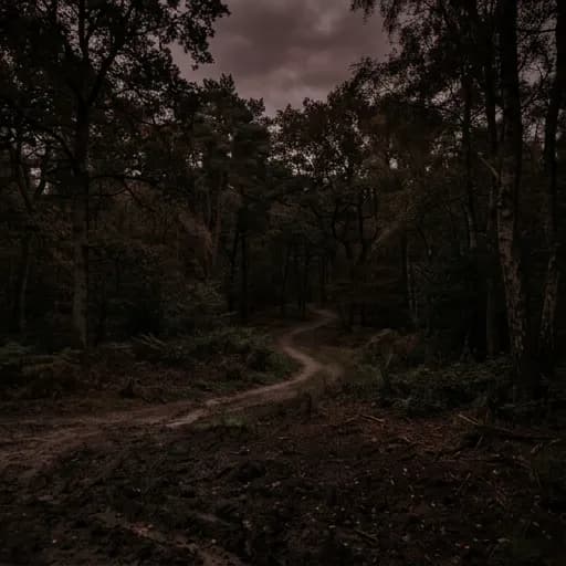 dark maroon catalog styling — Shadowy Wilderness Awaits
