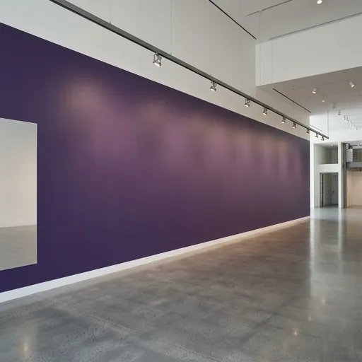 concord catalog styling — Elegant Purple Exhibition Space