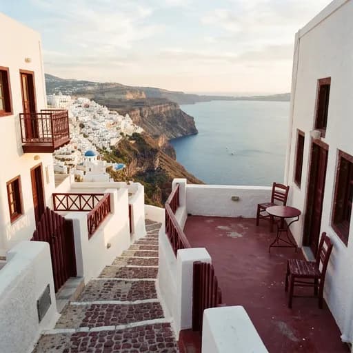 maron catalog styling — Aegean Dusk Tones