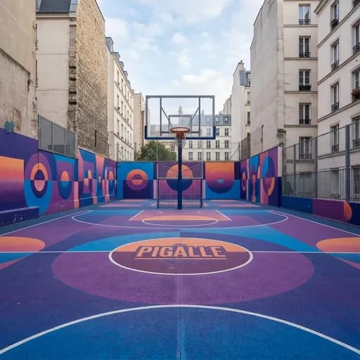 concord catalog styling — Urban Court in Purple Haze