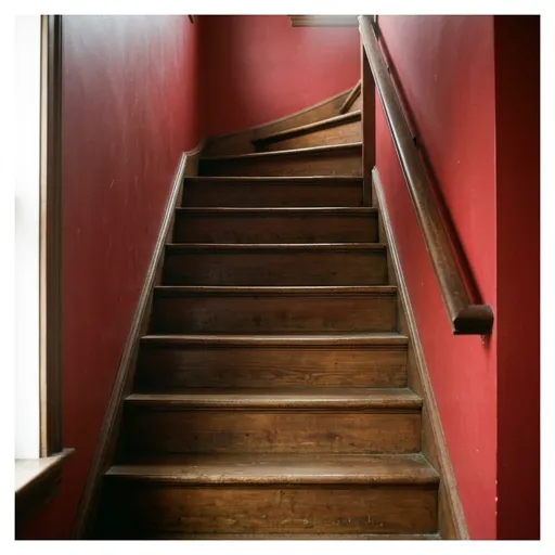 deep red catalog styling — Warm Tones on Vintage Steps