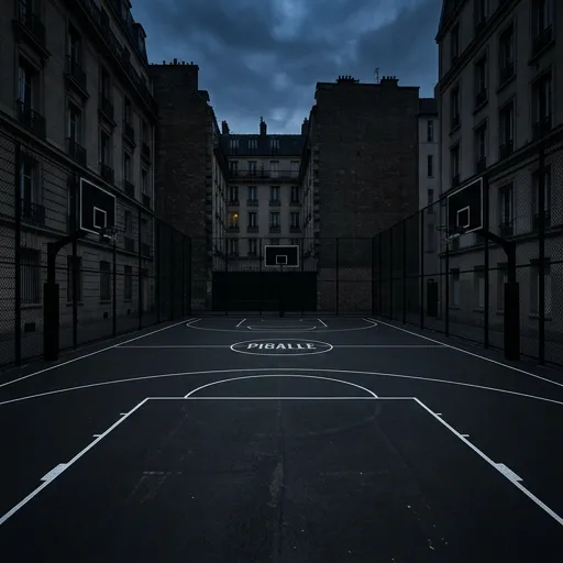 jet black catalog styling — Midnight Urban Playground Vibes