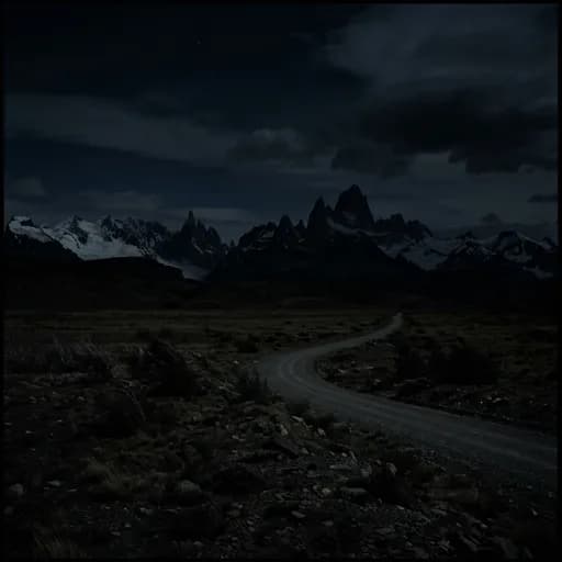 pitch black catalog styling — Desolate Wilderness In Darkness