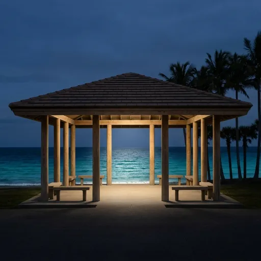 ocean catalog styling — Serene Seaside Spotlight Glow
