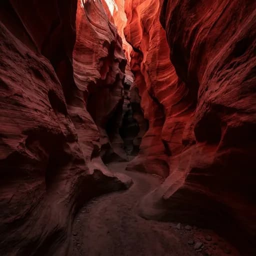 blood red catalog styling — Crimson Depths Carved in Stone