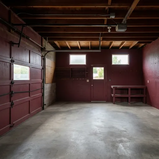 maron catalog styling — Rustic Maroon Industrial Atmosphere