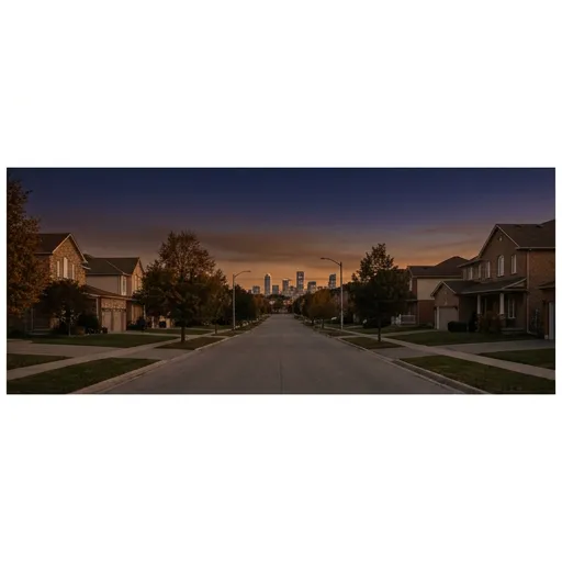 sky catalog styling — Warm Dusk Suburban Glow