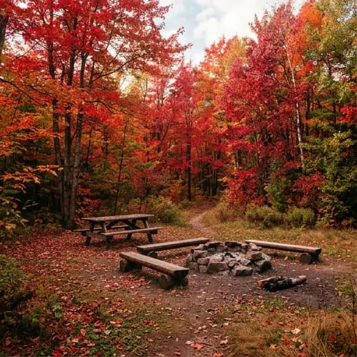 Crimson Wilderness Twilight Ambiance