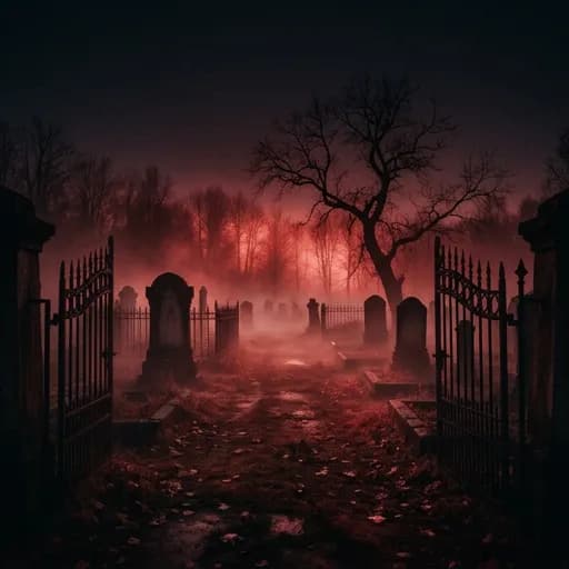 desire red catalog styling — Eerie Crimson Night Awaits