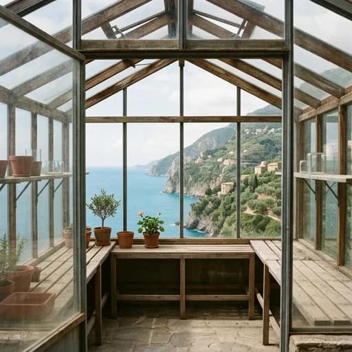 green catalog styling — Serene Coastal Botanical Glow
