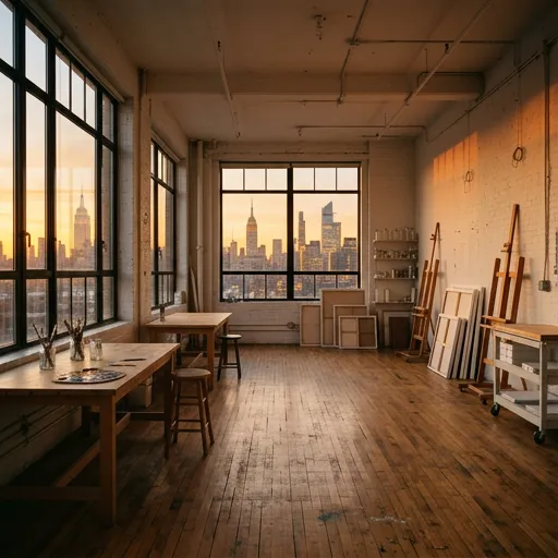 sunset orange catalog styling — Warm Urban Creative Haven
