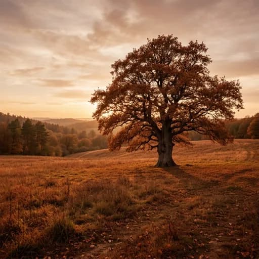 marron catalog styling — Rustic Autumn Solitude