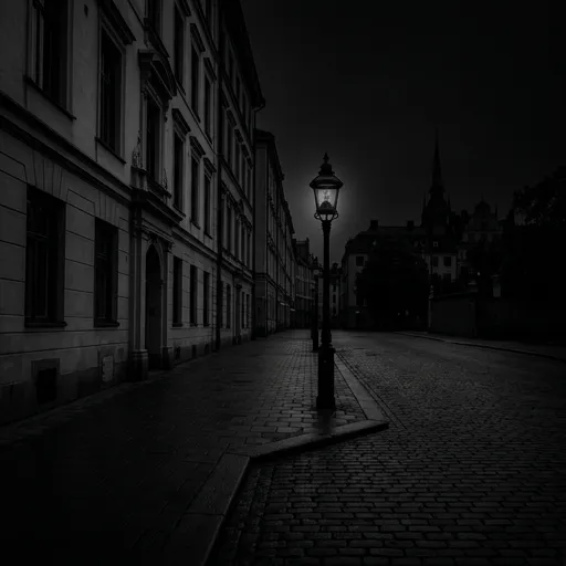 jet black catalog styling — Midnight Nordic Atmosphere