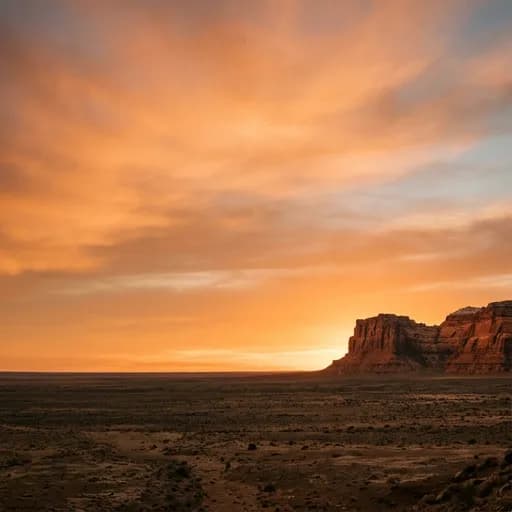 sunset orange catalog styling — Cliffside Luxury at Dusk