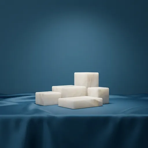 marine catalog styling — Silky Blue Spotlight Scene