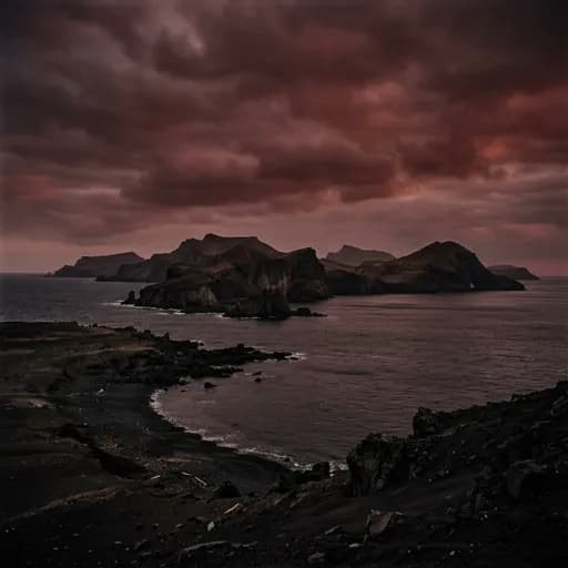 oxblood catalog styling — Molten Earth's Crimson Silence