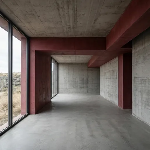 desire red catalog styling — Raw Concrete Crimson Atmosphere