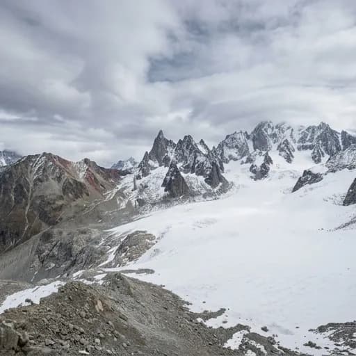 rojo catalog styling — Crimson Alpine Wilderness Scene