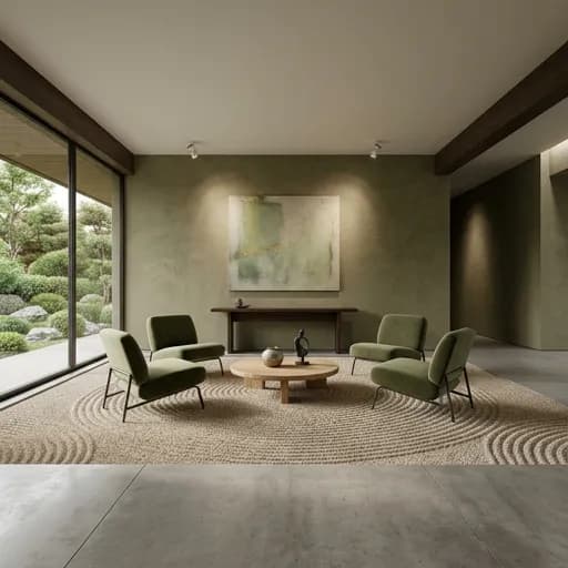 earth green catalog styling — Serene Modern Elegance