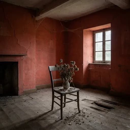 coquelicot catalog styling — Withered Beauty in Red