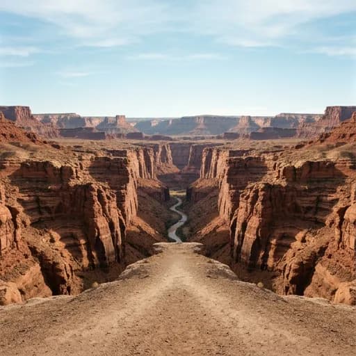 oxblood catalog styling — Rugged Desert Symmetry