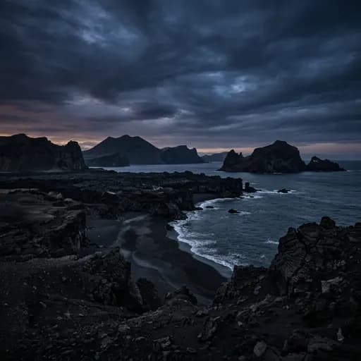 Desolate Obsidian Shores