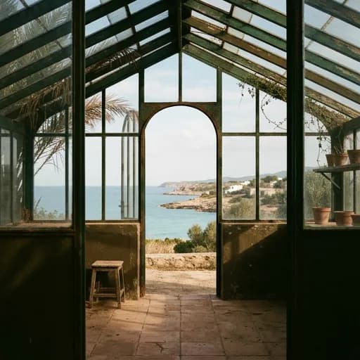 green catalog styling — Coastal Greenhouse Solitude