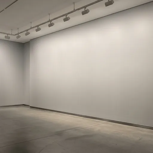 argent catalog styling — Silver Minimalist Exhibition Space