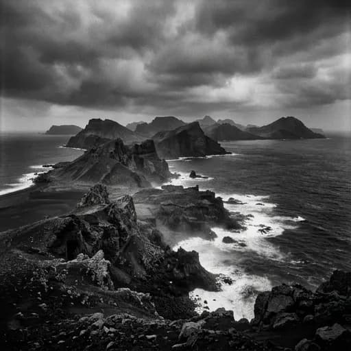 noir catalog styling — Shadowed Islands in Darkness