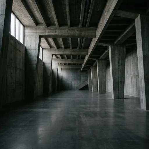 dark grey catalog styling — Cold Concrete Silence
