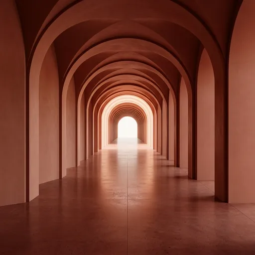 sanguine catalog styling — Crimson Arches Minimal Glow