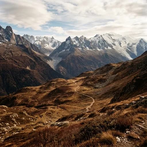 marron catalog styling — Rustic Alpine Wilderness Mood