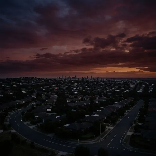 sky catalog styling — Twilight Over Quiet Streets