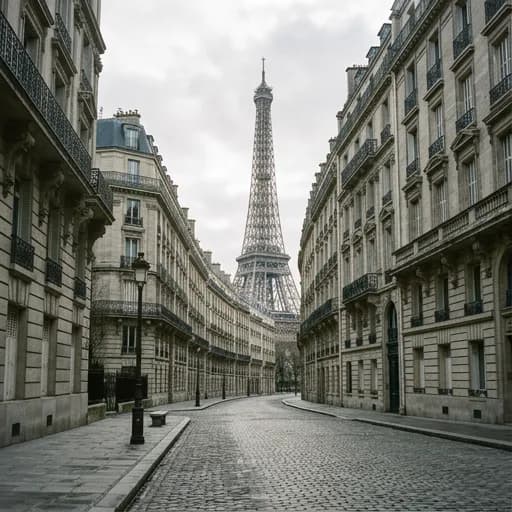 light grey catalog styling — Parisian Elegance in Muted Tones