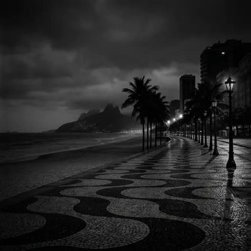 noir catalog styling — Dark Streets of Rio