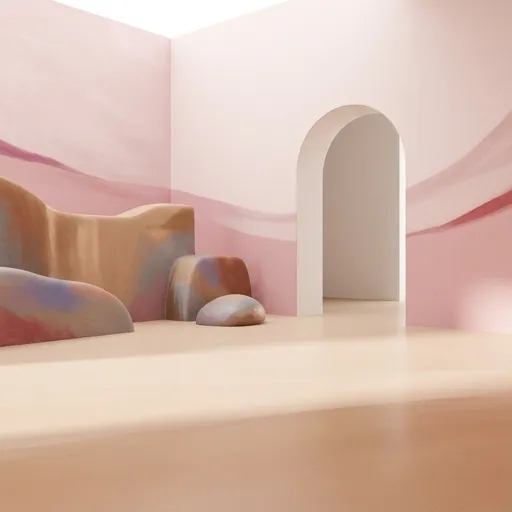 blue violet catalog styling — Warm Desert Bloom Palette