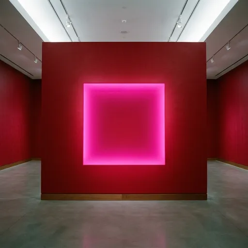 viva magenta catalog styling — Glowing Magenta Gallery Ambiance