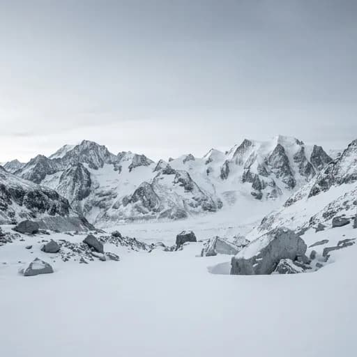 silver catalog styling — Frosty Alpine Solitude