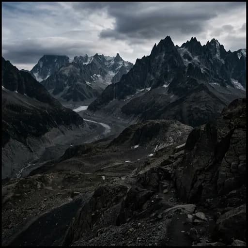 matte black catalog styling — Matte Alpine Wilderness Silence