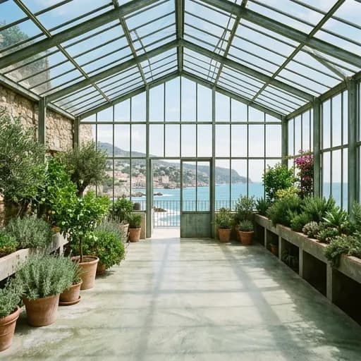 breen catalog styling — Coastal Greenhouse Glow