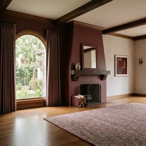 bordeaux catalog styling — Warm Intimate Interior Elegance