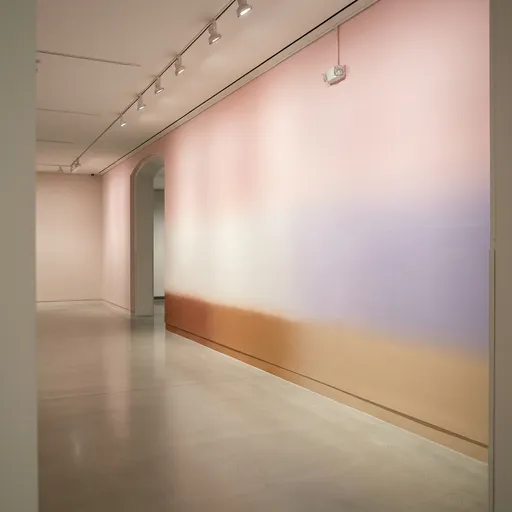 blue violet catalog styling — Warm Tones Gallery Space