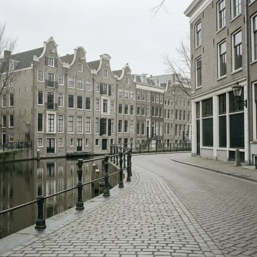 light grey catalog styling — Misty Dutch Urban Atmosphere