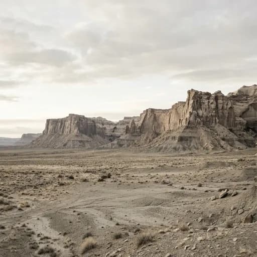 greige catalog styling — Muted Desert Solitude