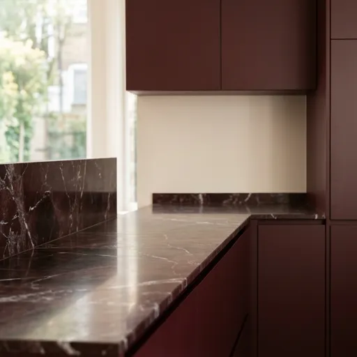 bordeaux catalog styling — Elegant Bordeaux Marble Ambiance